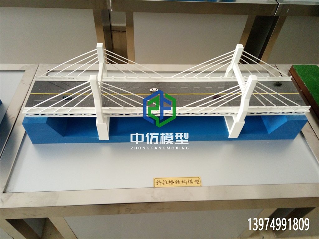 斜拉桥结构模型