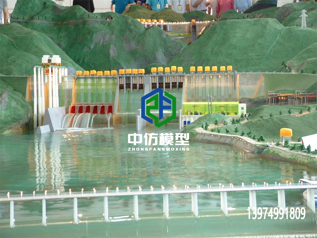 水利枢纽动态仿真模型